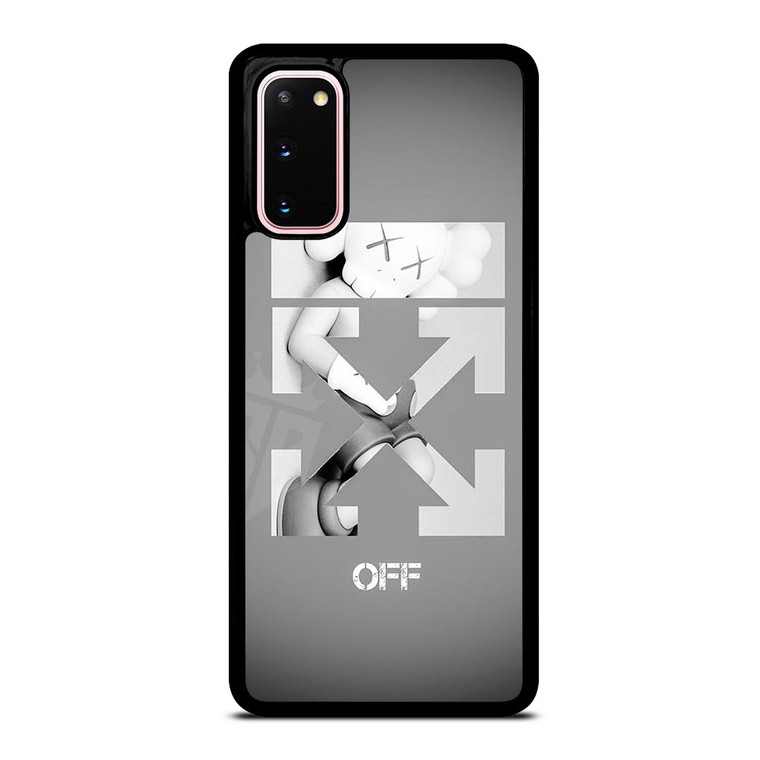 OFF WHITE KAWS Samsung Galaxy S20 Case