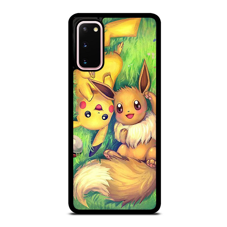 POKEMON EEVEE AND PIKACHU Samsung Galaxy S20 Case
