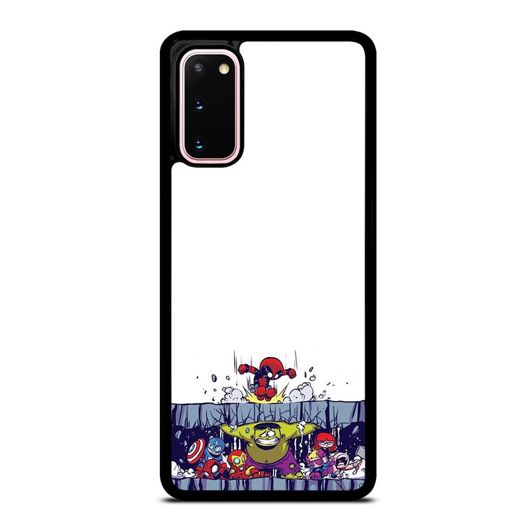 SPIDERMAN VS ALL MARVEL HEROES KAWAII Samsung Galaxy S20 Case