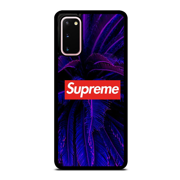 SUPREME GLOWING PALM TREE Samsung Galaxy S20 Case SUPREME GLOWING PALM TREE Samsung Galaxy S20 Case
