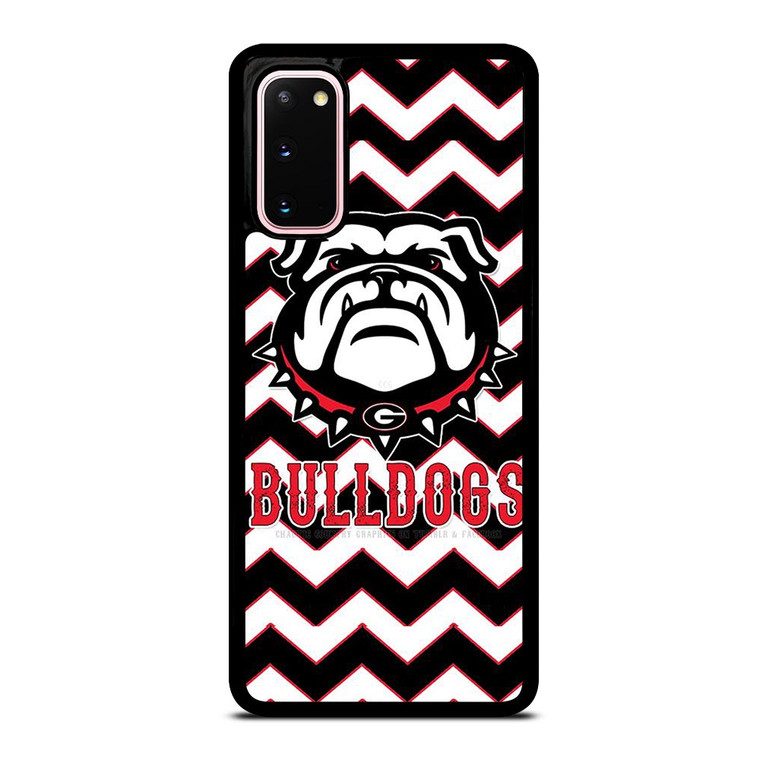UGA GEORGIA BULLDOGS STRIPE LOGO Samsung Galaxy S20 Case