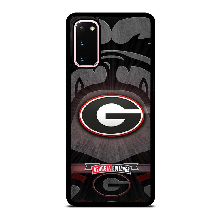 UNIVERSITY OF GEORGIA BULLDOGS UGA BLACK Samsung Galaxy S20 Case