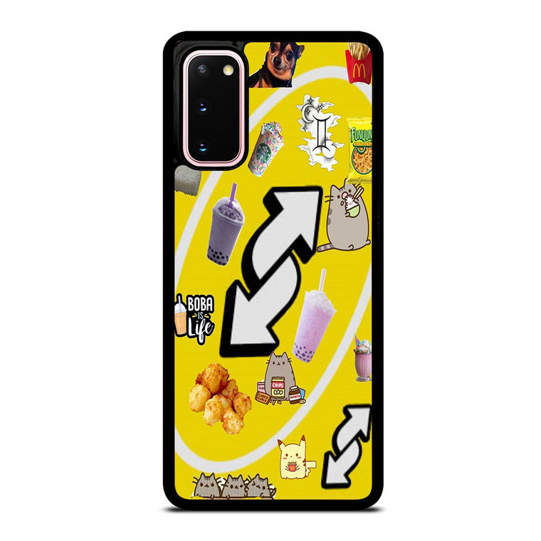UNO REVERSE CARD CUTE COLLAGE Samsung Galaxy S20 Case UNO REVERSE CARD CUTE COLLAGE Samsung Galaxy S20 Case