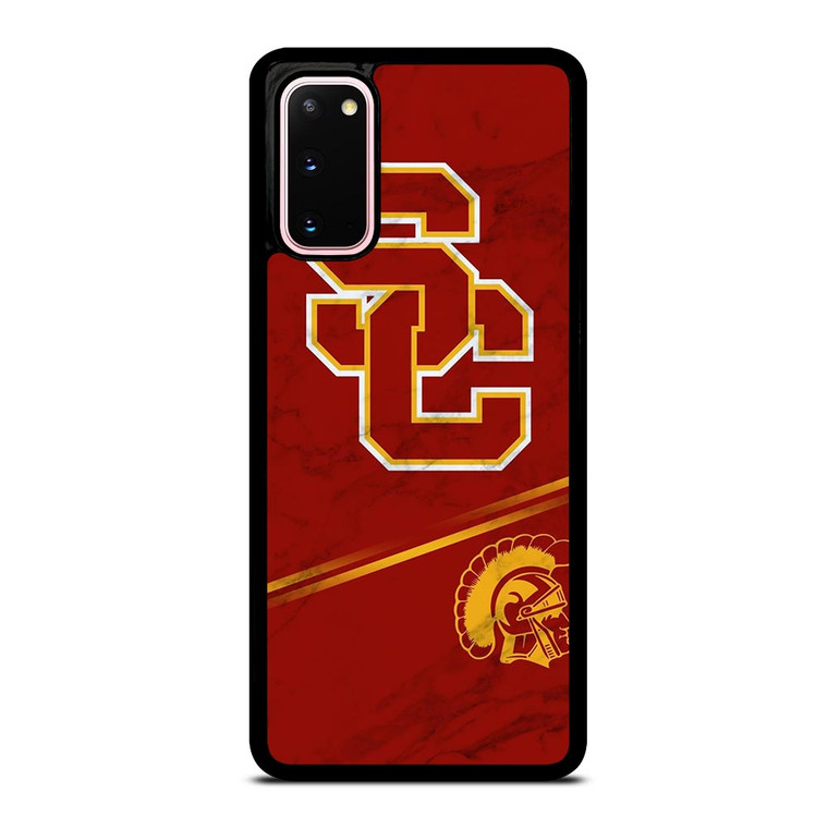 USC TROJANS RUSTY MARBLE Samsung Galaxy S20 Case