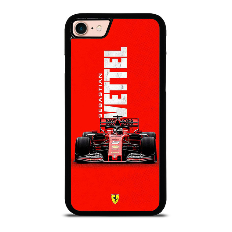 SEBASTIAN VETTEL FERRARI F1 iPhone 8 Case