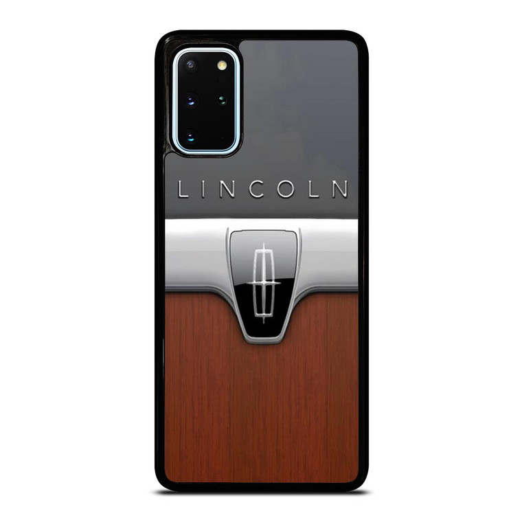 LINCOLN MOTOR WOODEN CHROME LOGO Samsung Galaxy S20 Plus Case