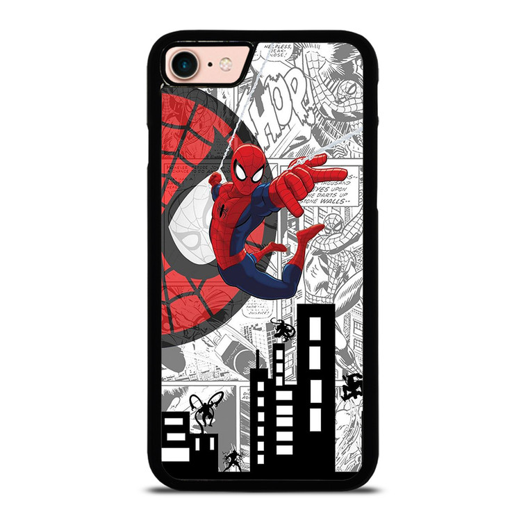SPIDEMAN CARTOON COMIC iPhone 8 Case