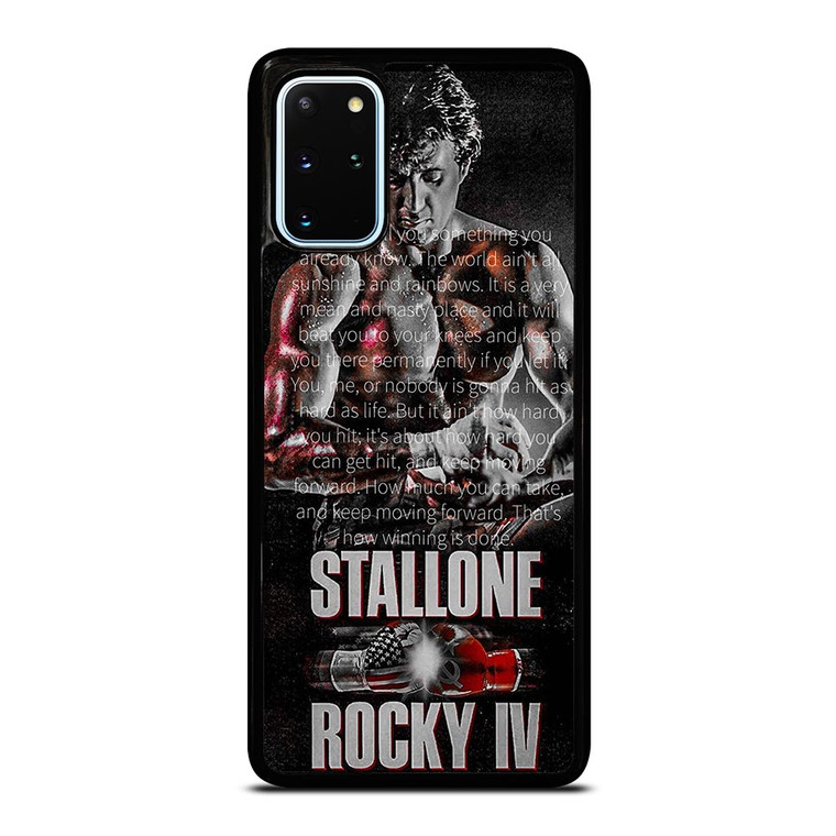 ROCKY BALBOA QUOTE 2 Samsung Galaxy S20 Plus Case