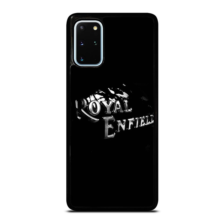 ROYAL ENFIELD BLACK TANK METAL LOGO Samsung Galaxy S20 Plus Case