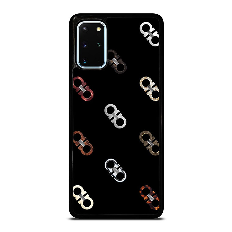 SALVATORE FERRAGAMO LOGO PATTERN Samsung Galaxy S20 Plus Case