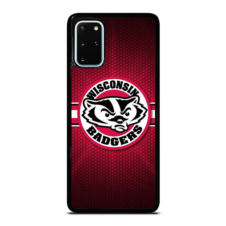 WISCONSIN BADGER METAL LOGO Samsung Galaxy S20 Plus Case