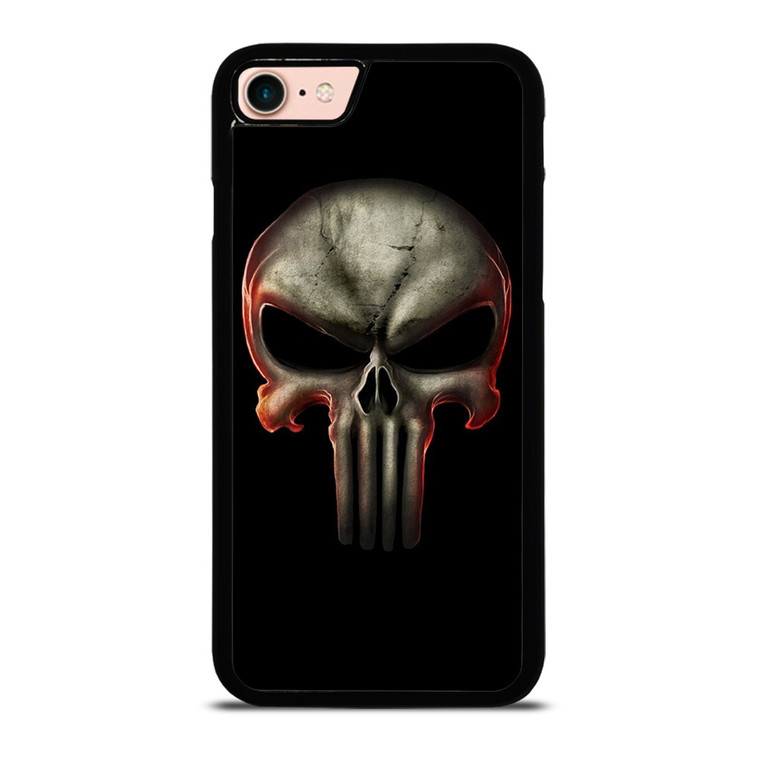 THE PUNISHER SKULL METAL 2 iPhone 8 Case