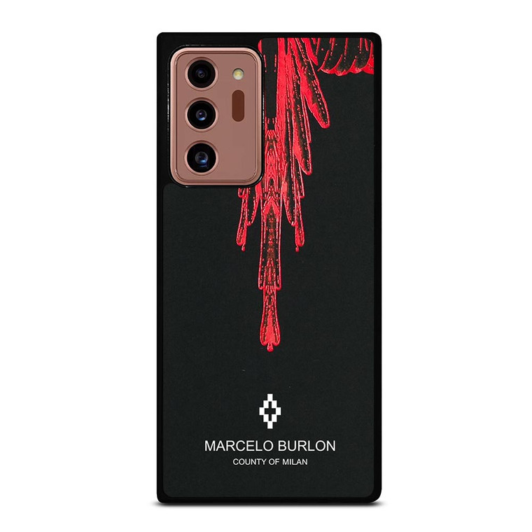 MARCELO BURLON RED Samsung Galaxy Note 20 Ultra Case