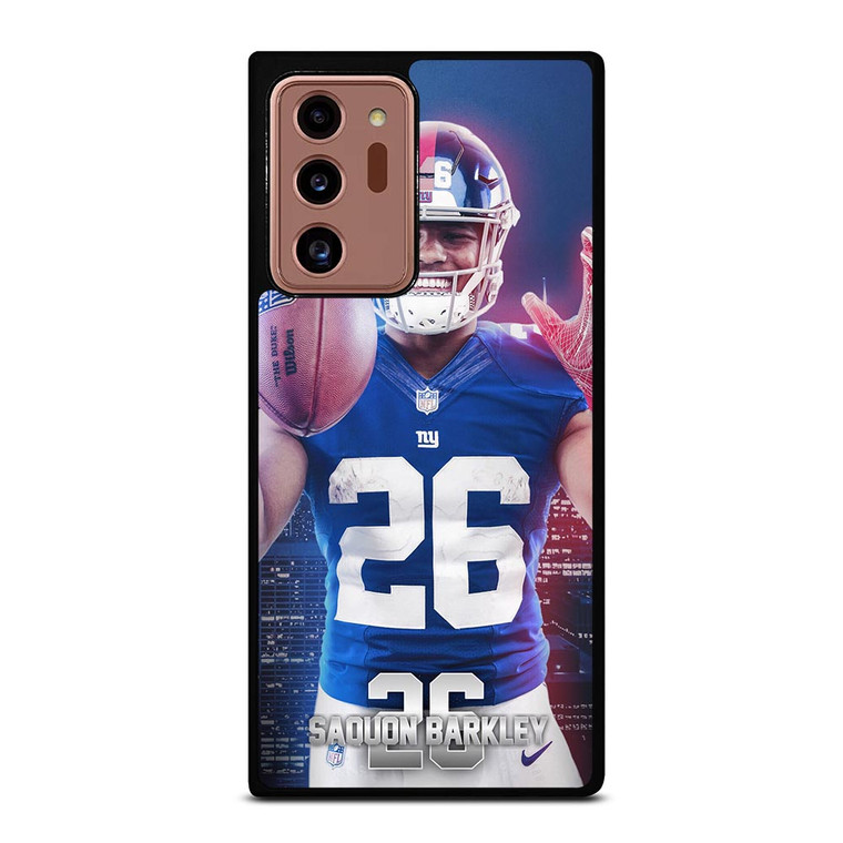 NEW YORK GIANTS SAQUON BARKLEY 26 NFL Samsung Galaxy Note 20 Ultra Case