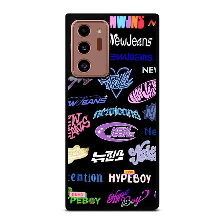 NEWJEANS STICKER COLLAGE Samsung Galaxy Note 20 Ultra Case
