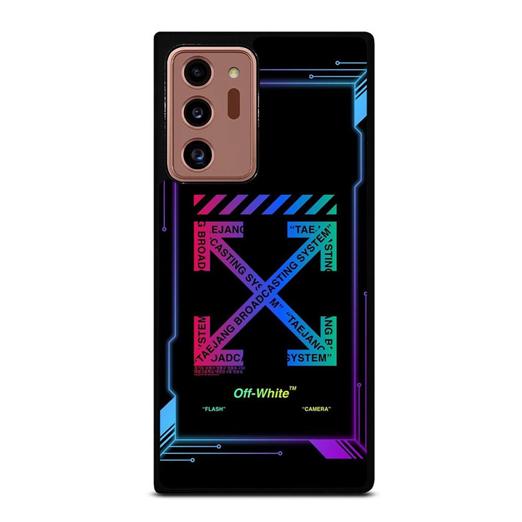 OFF WHITE BLACK NEBULA Samsung Galaxy Note 20 Ultra Case
