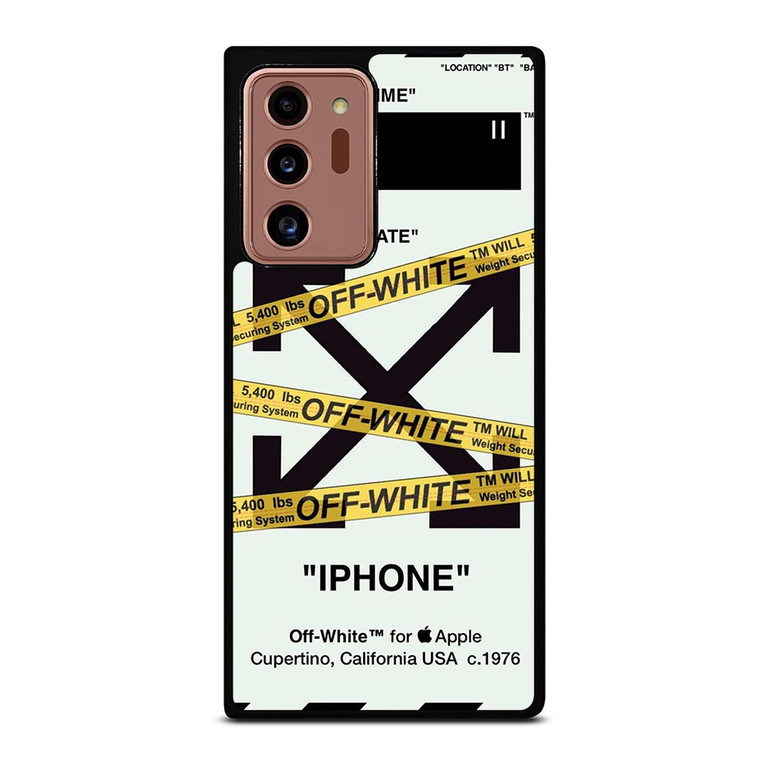 OFF WHITE YELLOW STRIPES Samsung Galaxy Note 20 Ultra Case