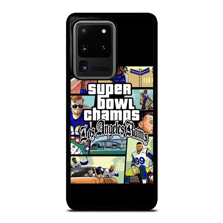 LOS ANGELES RAMS CHAMPIONS CARTOON Samsung Galaxy S20 Ultra  Case