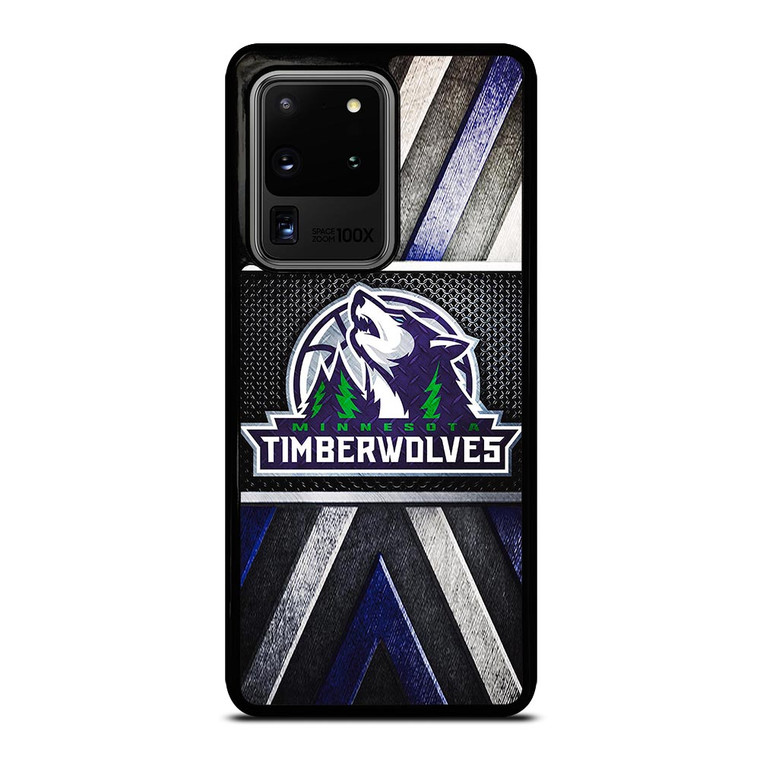 MINNESOTA TIMBERWOLVES METAL SYMBOL Samsung Galaxy S20 Ultra  Case