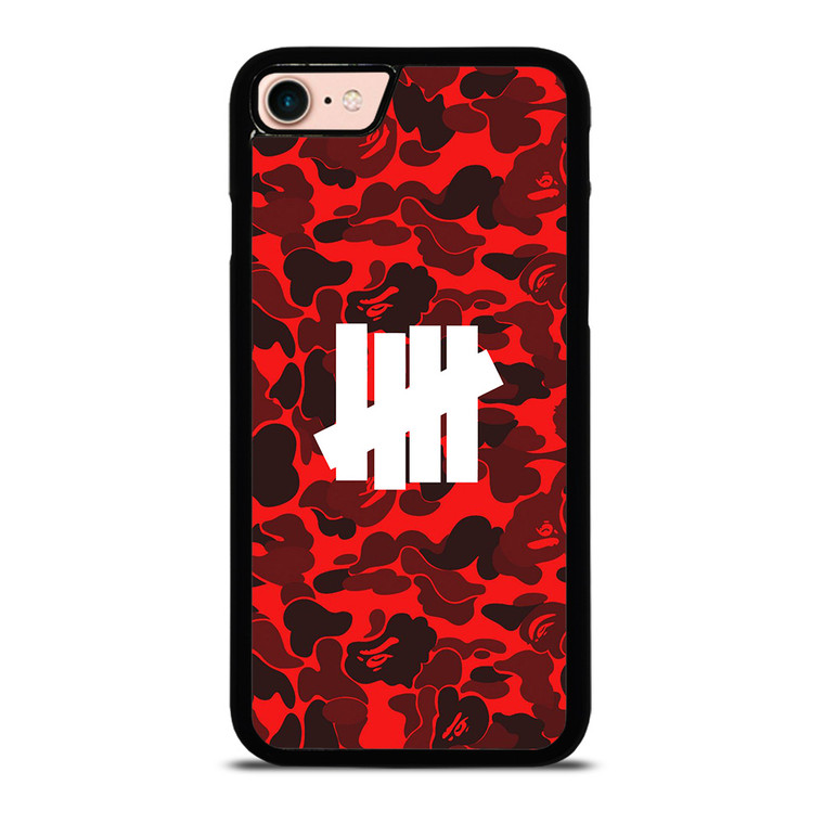 UNDEFEATED BAPE CAMO RED iPhone 8 Case