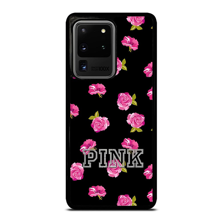 PINK VICTORIA SECRET ROSES Samsung Galaxy S20 Ultra  Case