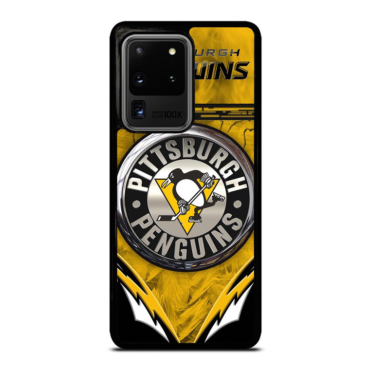 PITTSBURGH PENGUINS METAL NHL Samsung Galaxy S20 Ultra  Case