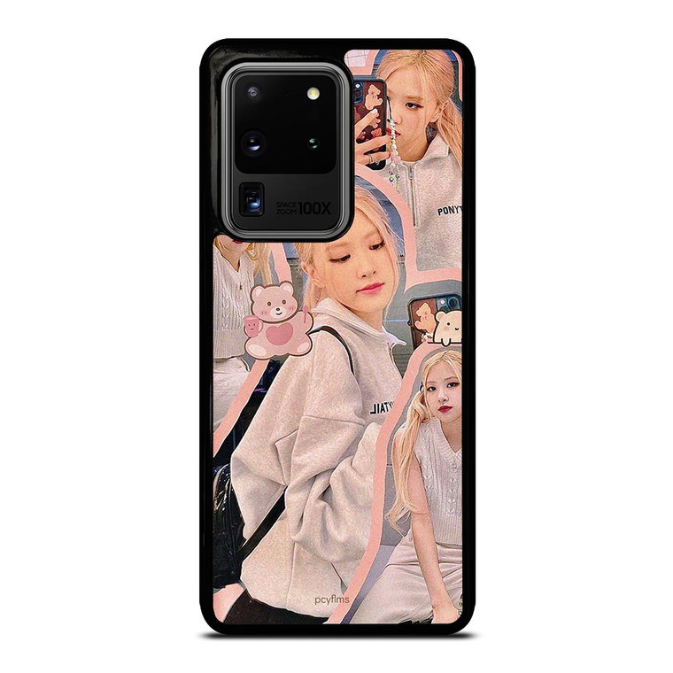 ROSE BLACKPINK CUTE COLLAGE Samsung Galaxy S20 Ultra  Case