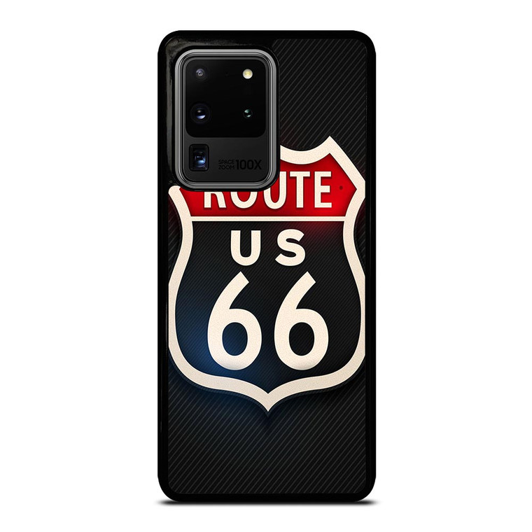 ROUTE 66 STREET US LOGO CARBON Samsung Galaxy S20 Ultra  Case