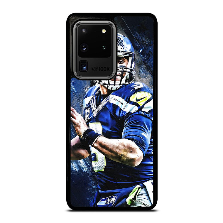 RUSSELL WILSON SEATTLE SEAHAWKS FOOTBALL Samsung Galaxy S20 Ultra  Case