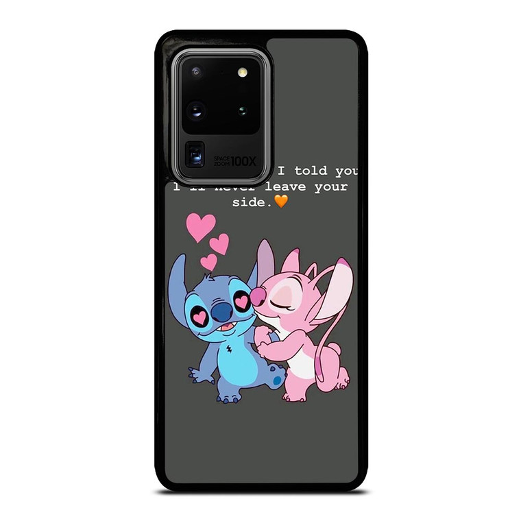 STITCH AND GIRLFRIEND LOVE QUOTE Samsung Galaxy S20 Ultra  Case