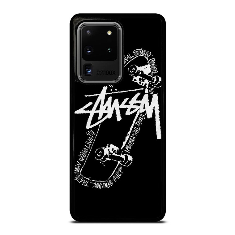 STUSSY SKATEBOARD ART Samsung Galaxy S20 Ultra  Case