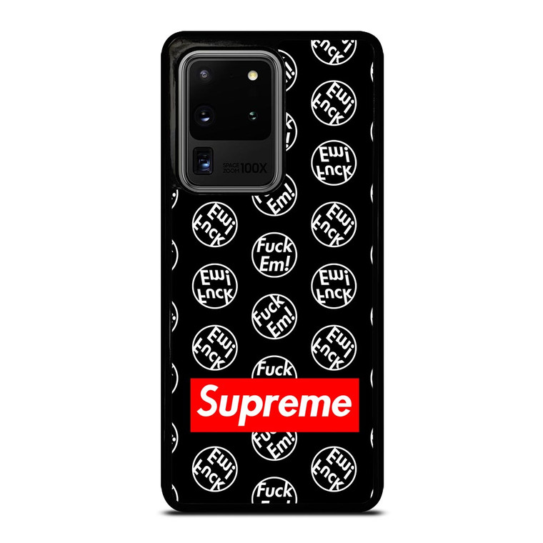 SUPREME FUCK EM Samsung Galaxy S20 Ultra  Case