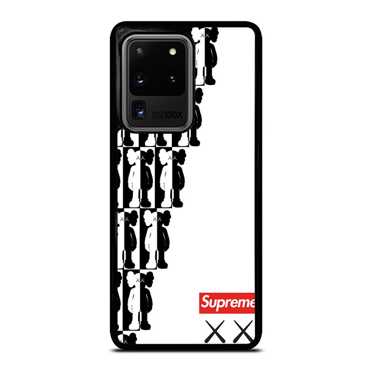 SUPREME KAWS BLACK WHITE Samsung Galaxy S20 Ultra  Case