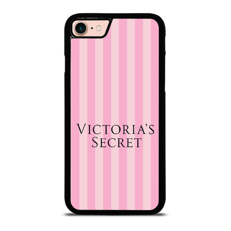 VICTORIA'S SECRET LOGO PINK STRIPE iPhone 8 Case