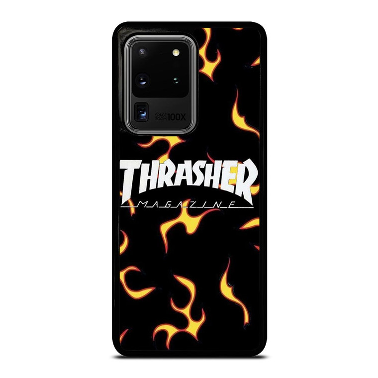 THRASHER SKATEBOARD MAGAZINE FLAME Samsung Galaxy S20 Ultra  Case