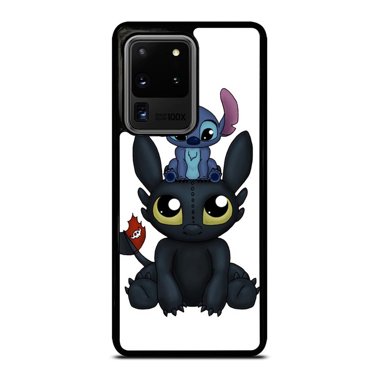 TOOTHLESS AND STITCH CARTOON Samsung Galaxy S20 Ultra  Case