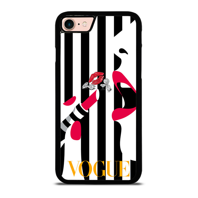 VOGUE LOGO LIPSTICK iPhone 8 Case