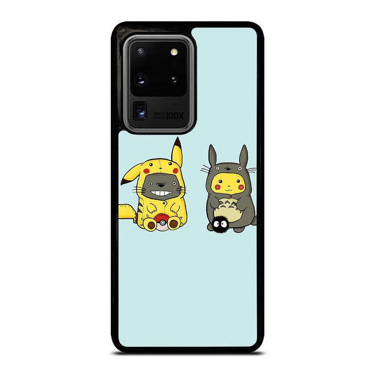 TOTORO X PIKACHU CARTOON Samsung Galaxy S20 Ultra  Case