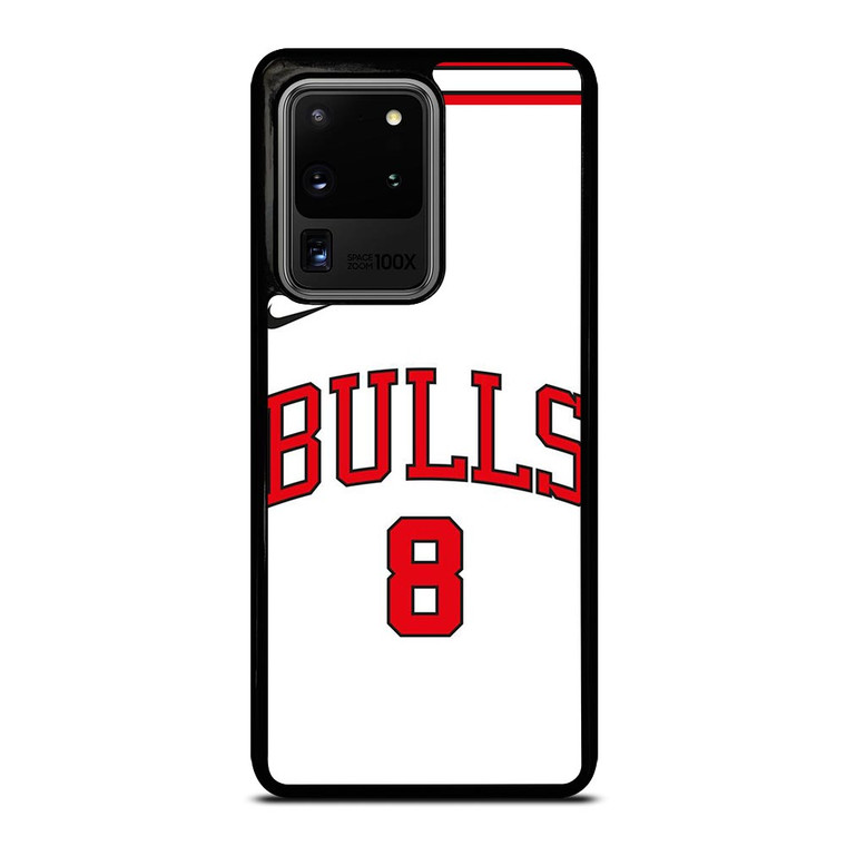 ZACH LAVINE CHICAGO BULLS WHITE Samsung Galaxy S20 Ultra  Case ZACH LAVINE CHICAGO BULLS WHITE Samsung Galaxy S20 Ultra  Case