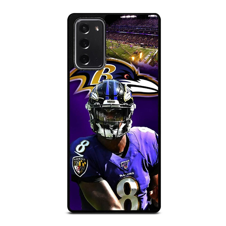 LAMAR JACKSON RAVENS BALTIMORE Samsung Galaxy Note 20 Case