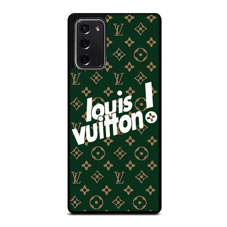 LOUIS VUITTON GREEN LOGO Samsung Galaxy Note 20 Case