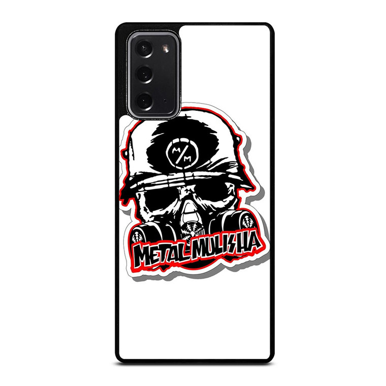 METAL MULISHA WHITE LOGO Samsung Galaxy Note 20 Case