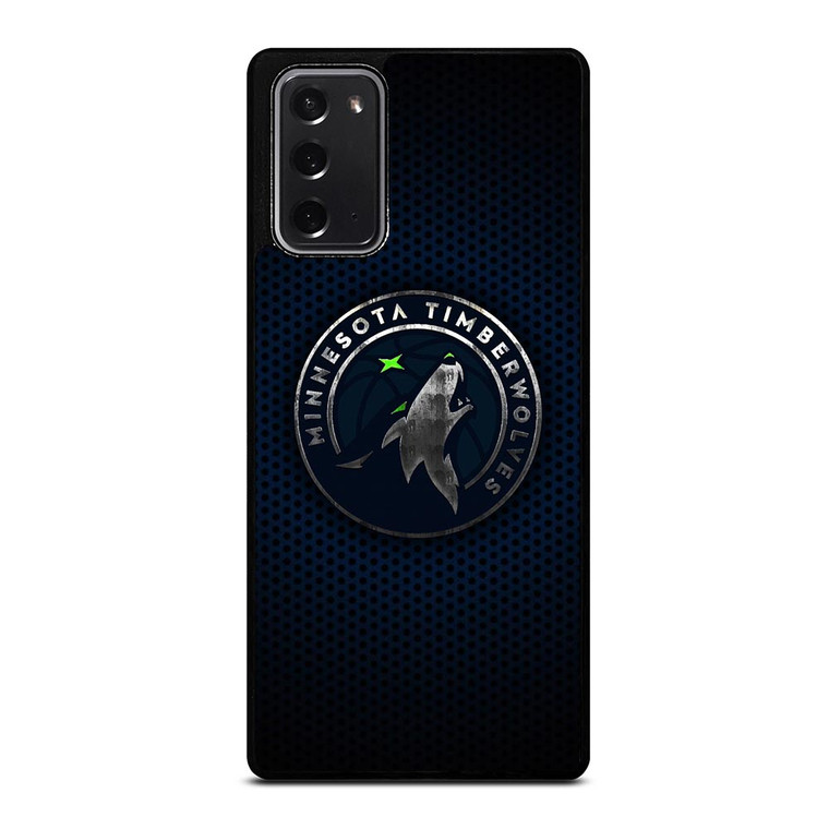 MINNESOTA TIMBERWOLVES BLUE CARBON Samsung Galaxy Note 20 Case