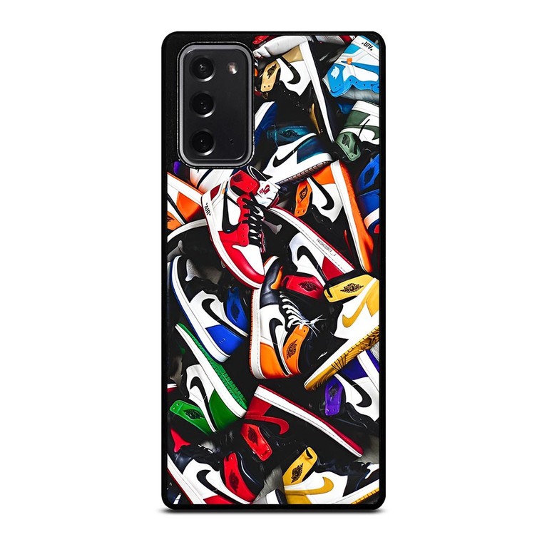 NIKE AIR JORDAN SNEAKERS COLLAGE Samsung Galaxy Note 20 Case
