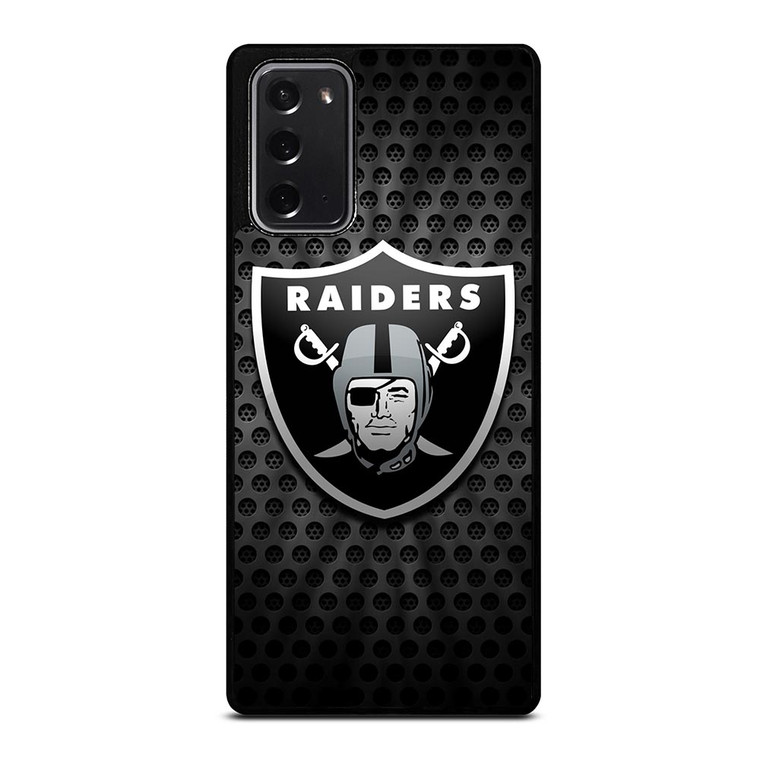 OAKLAND RAIDERS METAL LOGO Samsung Galaxy Note 20 Case
