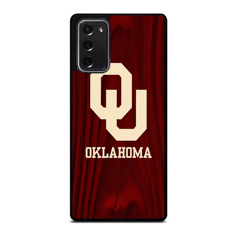 OKLAHOMA SOONERS WOODEN LOGO Samsung Galaxy Note 20 Case