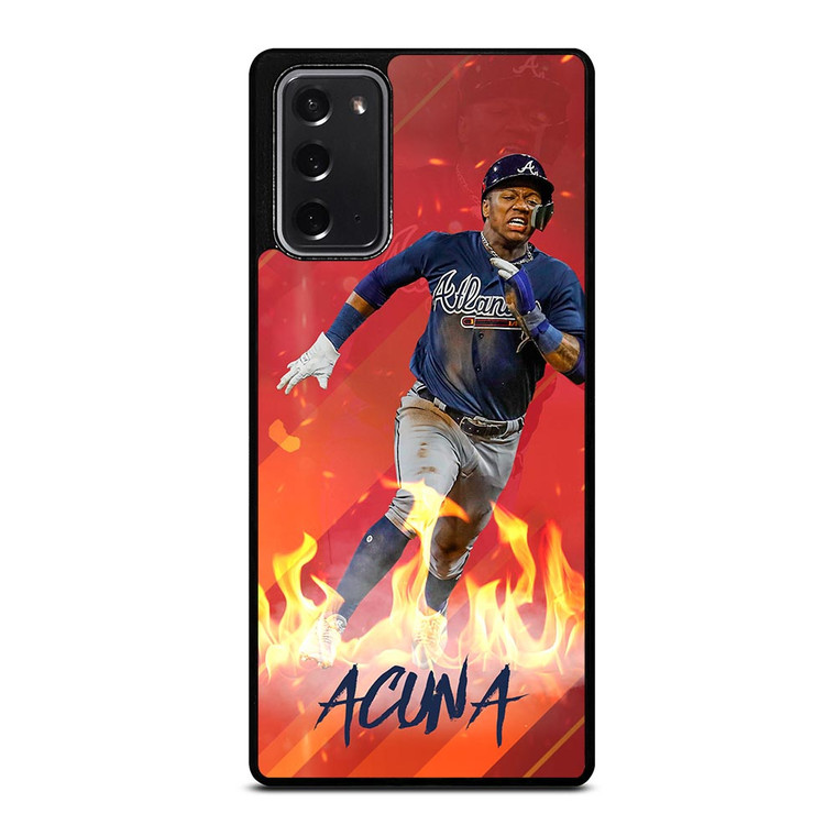 RONALD ACUNA JR ATLANTA BRAVES BASEBALL MLB Samsung Galaxy Note 20 Case