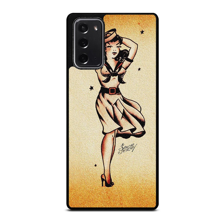 SAILOR JERRY TATTOO GIRL Samsung Galaxy Note 20 Case