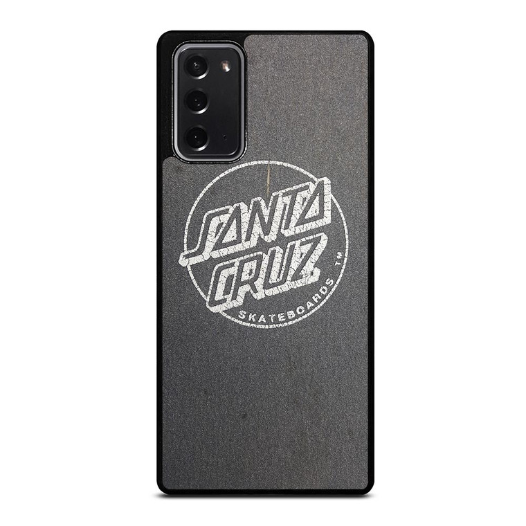 SANTA CRUZ SKATEBOARD LOGO ASPHALT Samsung Galaxy Note 20 Case