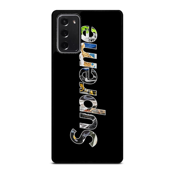 SUPREME NIKE SNEAKERS BLACK Samsung Galaxy Note 20 Case